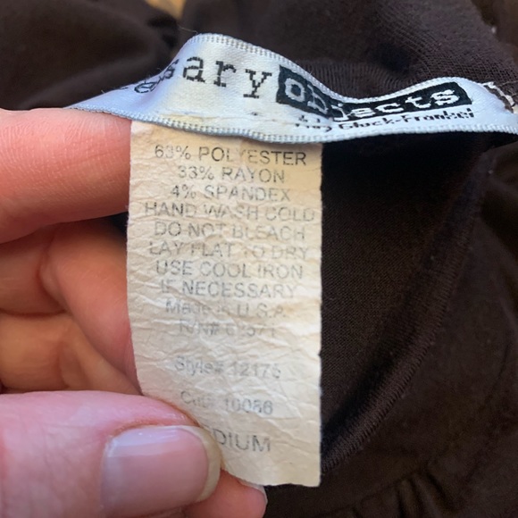 BROWN HIGH NECK T-SHIRT - Picture 9 of 9